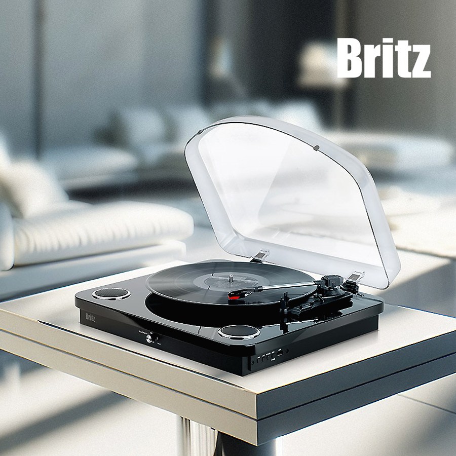 [브리츠] BZ-TP090SNT 턴테이블 빈티지 LP플레이어 블루투스 스피커 Britz 129,000원