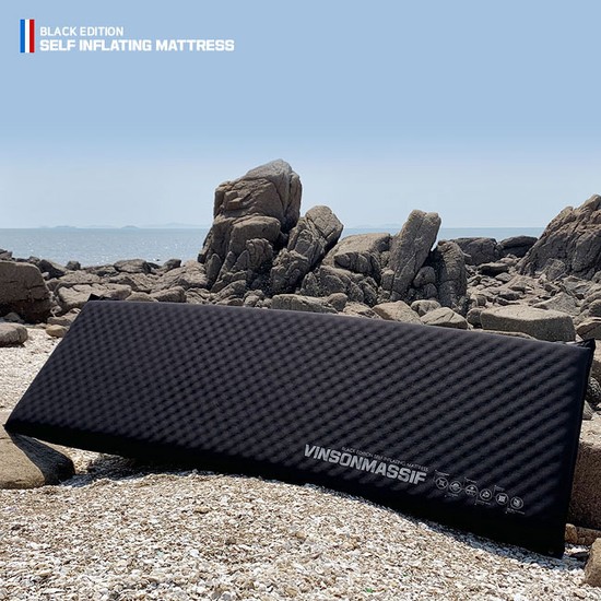 빈슨메시프 자충매트 시그니처5T 싱글 캠핑 1인 에어 휴대용 블랙 46,900원