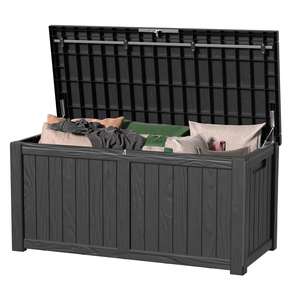 지오리빙 야외 보관함 대용량 실내외 수납 정리함 데크박스 조립식창고 마당 농기구 소형 대형 수납함 129,000원