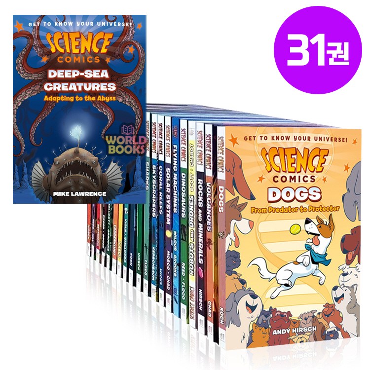 [콕서점] 사이언스 코믹스 30권 세트 영어원서 Science Comics 37,990원