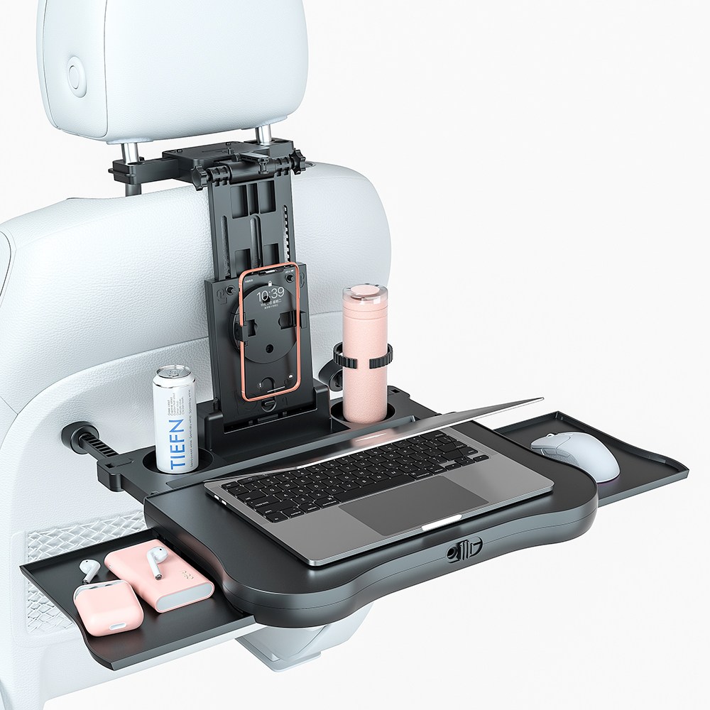 스틸리 차량용 뒷좌석 테이블 다용도 식탁 자동차 책상 헤드레스트 접이식 트레이 38,500원