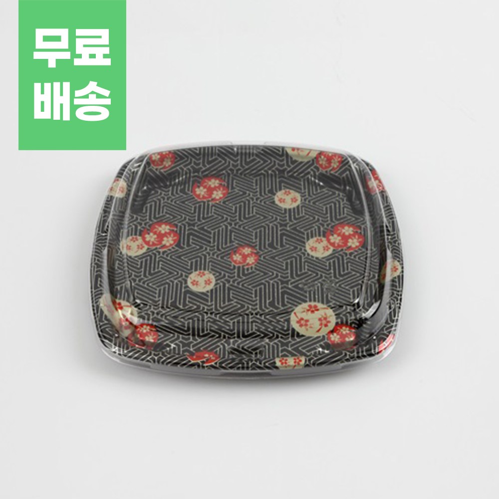 사쿠라 사각 초밥용기 400개 세트 중 대 선택 배달용기 도시락 나들이 피크닉 보관용기 244,480원