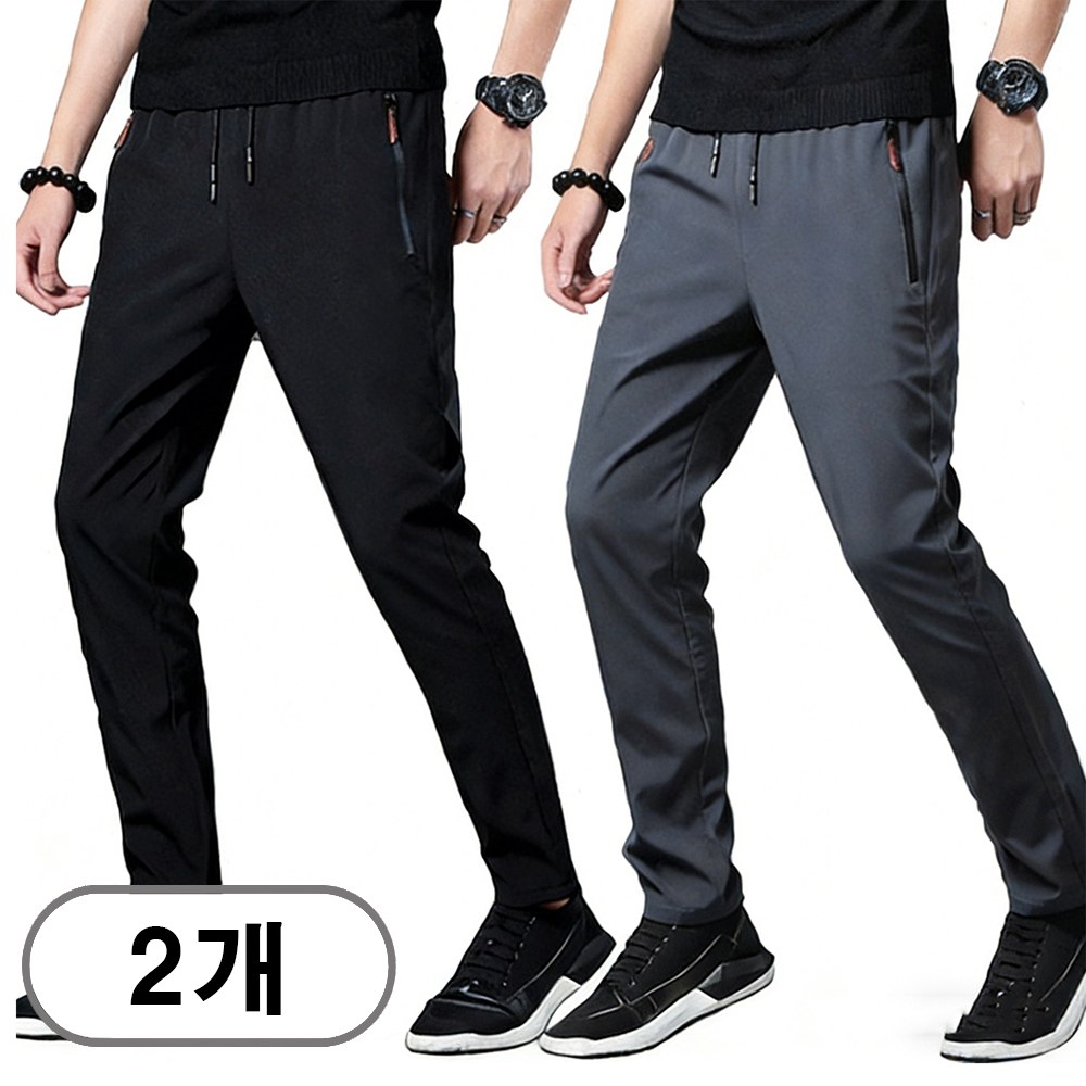 차쿠 남성 여름 슬랙스 바지 쿨바지 트레이닝 팬츠 1+1 (총2개) 27,800원