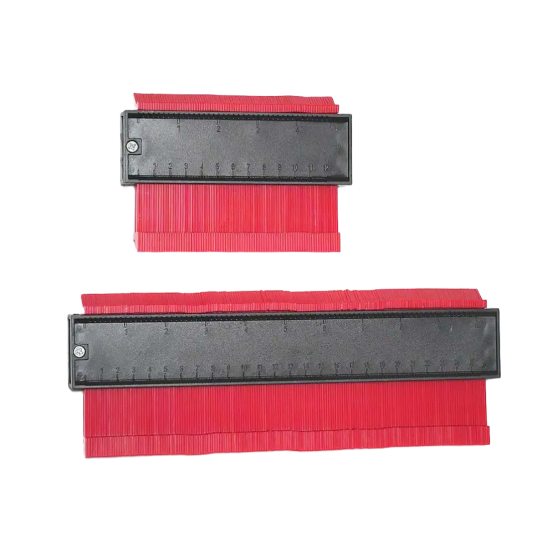 형상측정기 15cm 25cm 2종세트 목공자 윤곽측정 컨투어 형틀자 게이지 만능자 굴곡자 문형자, 1개 13,800원