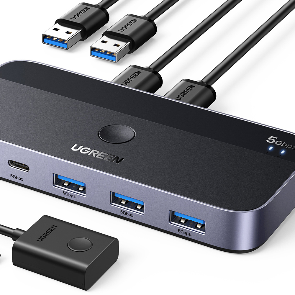 유그린 고급형 KVM USB3.0 전용 스위치 멀티허브, CM662, 1개 49,900원