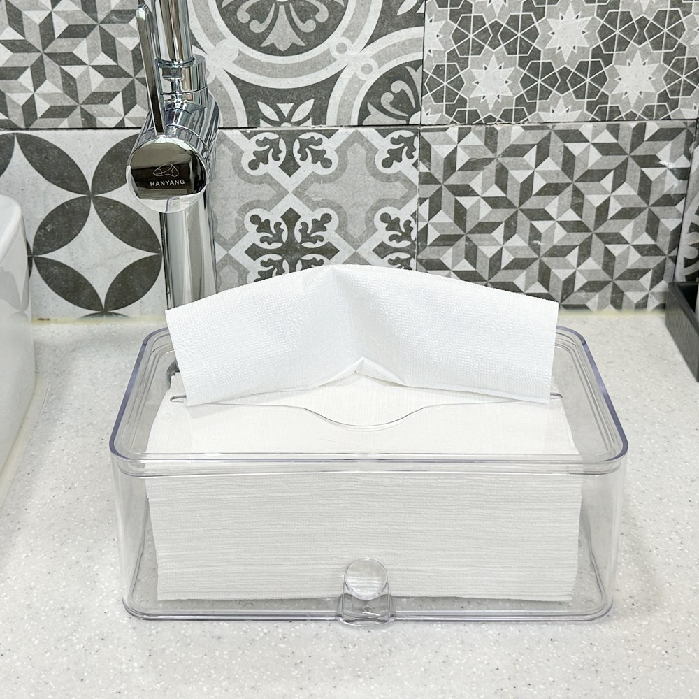 티슈갤러리 자동높낮이 투명 핸드타올 케이스, 1개, 투명 20,800원