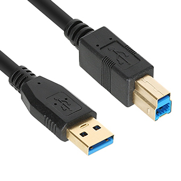 (강원전자) (AM-BM) USB-A 3.0 to USB-B 3.0 변환케이블, NM-UB303BKZ (블랙/0.3m) 2,600원