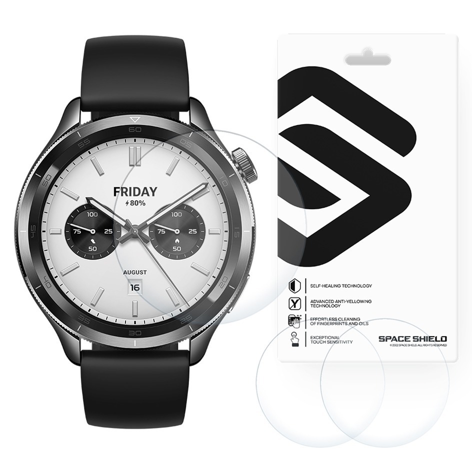스페이스쉴드 샤오미워치 S4 호환 아머 플랙스 9H 풀커버 강화유리필름 3p 세트, 현재가 10,900원