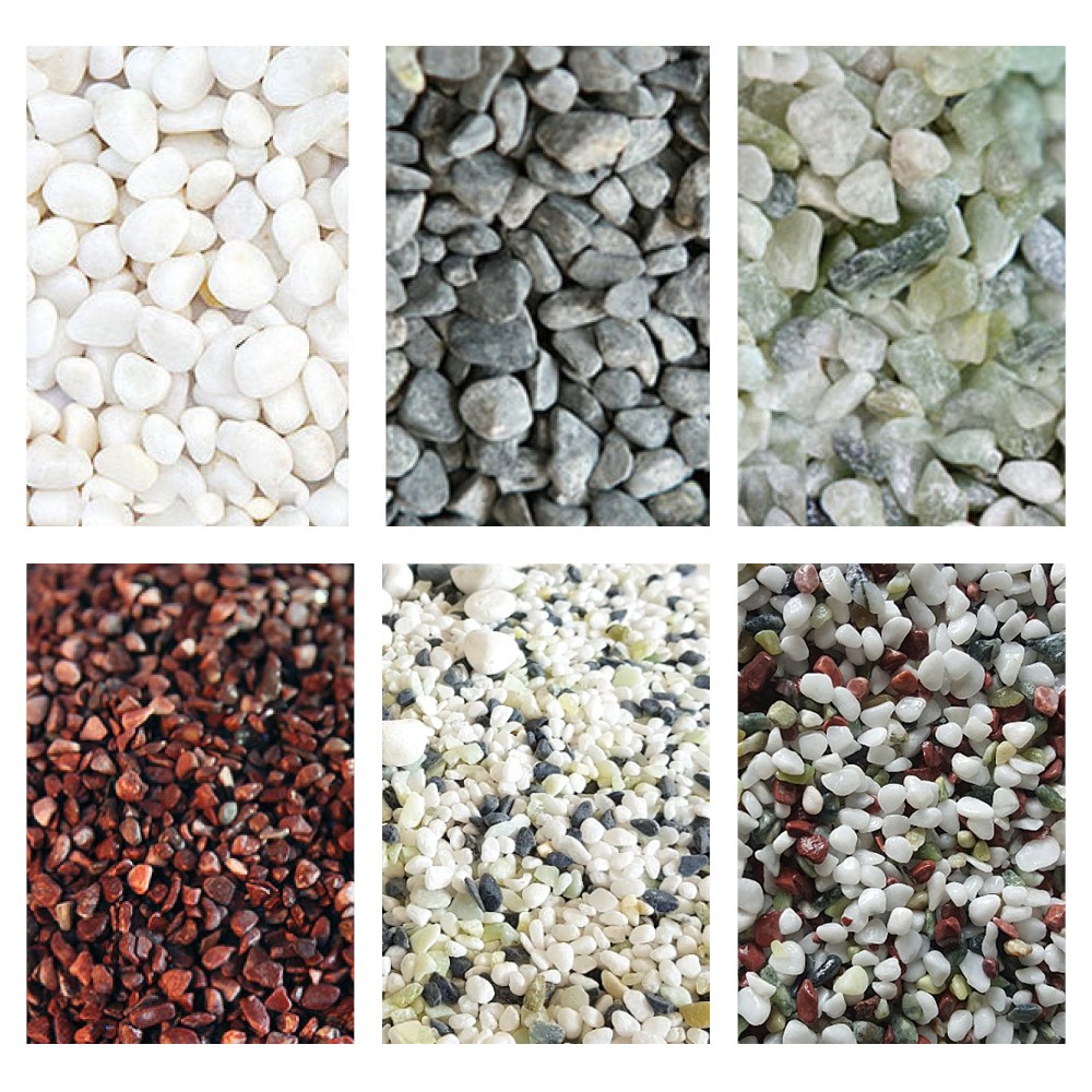 색돌 3Kg 마사토 숨돌 조경석 칼라스톤 자분갈이흙 원예용상토 인테리어자갈 10,500원