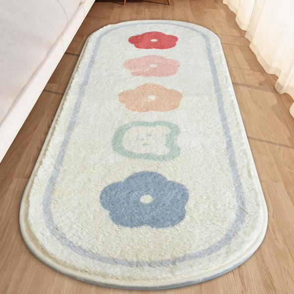 이자벨홈 심플 꽃 곰 침실 러그 27,000원