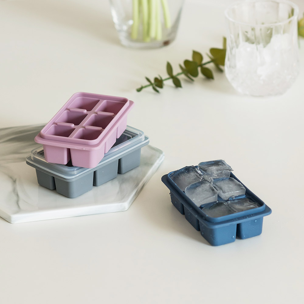 실리콘 아이스 몰드 6구 얼음 트레이 큐브 메이커 냉동 용기 초콜릿 틀 2,900원