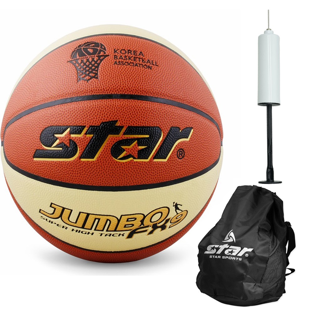 스타스포츠 농구공 점보 FX9 아이보리 볼펌프 + 볼가방, 1개 49,500원