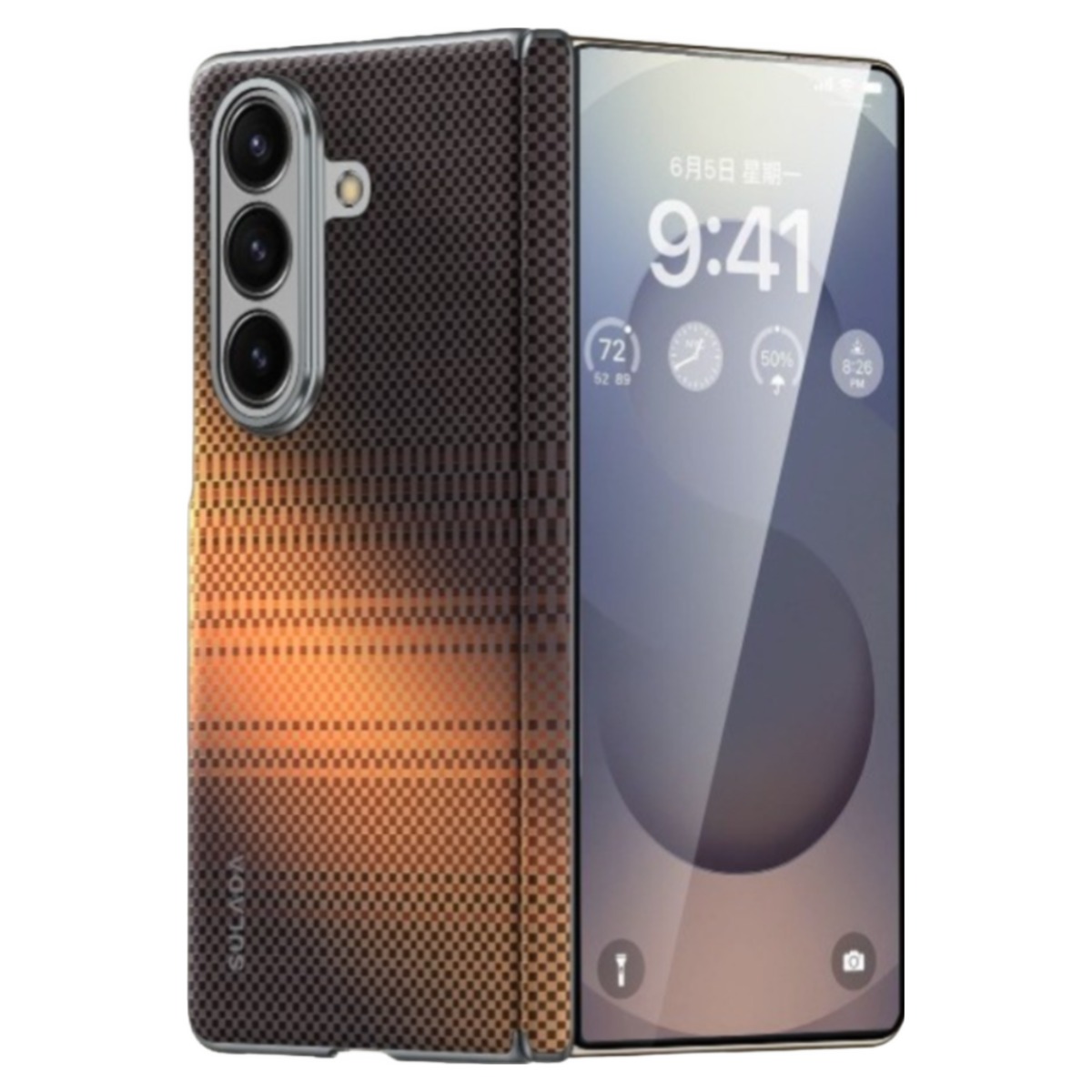 갤럭시 Z폴드 6/7 카본 마그네틱 케이스 MagSafe 지원 초슬림 초경량 무선충전 호환 프리미엄 풀커버 보호 디자인 23,700원