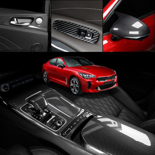 유투카 호환 스팅어 튜닝 실내 실외 용품 기어패널 윈도우스위치 도어프레임 암레스트 기어봉 도어손잡이 사이드미러 커버 카본 몰딩 패들쉬프트 연장킷 등 포인트 몰딩 모음전 52,500원