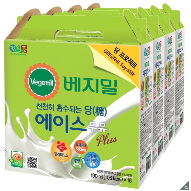 베지밀 에이스 두유 53,300원
