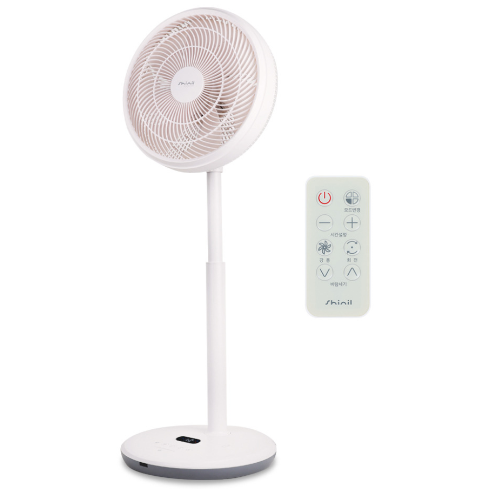 [저소음 BLDC모터] 신일 키높이 스탠드 시원한 여름 선풍기 가정용 연핑크/연블루, 연핑크 123,000원
