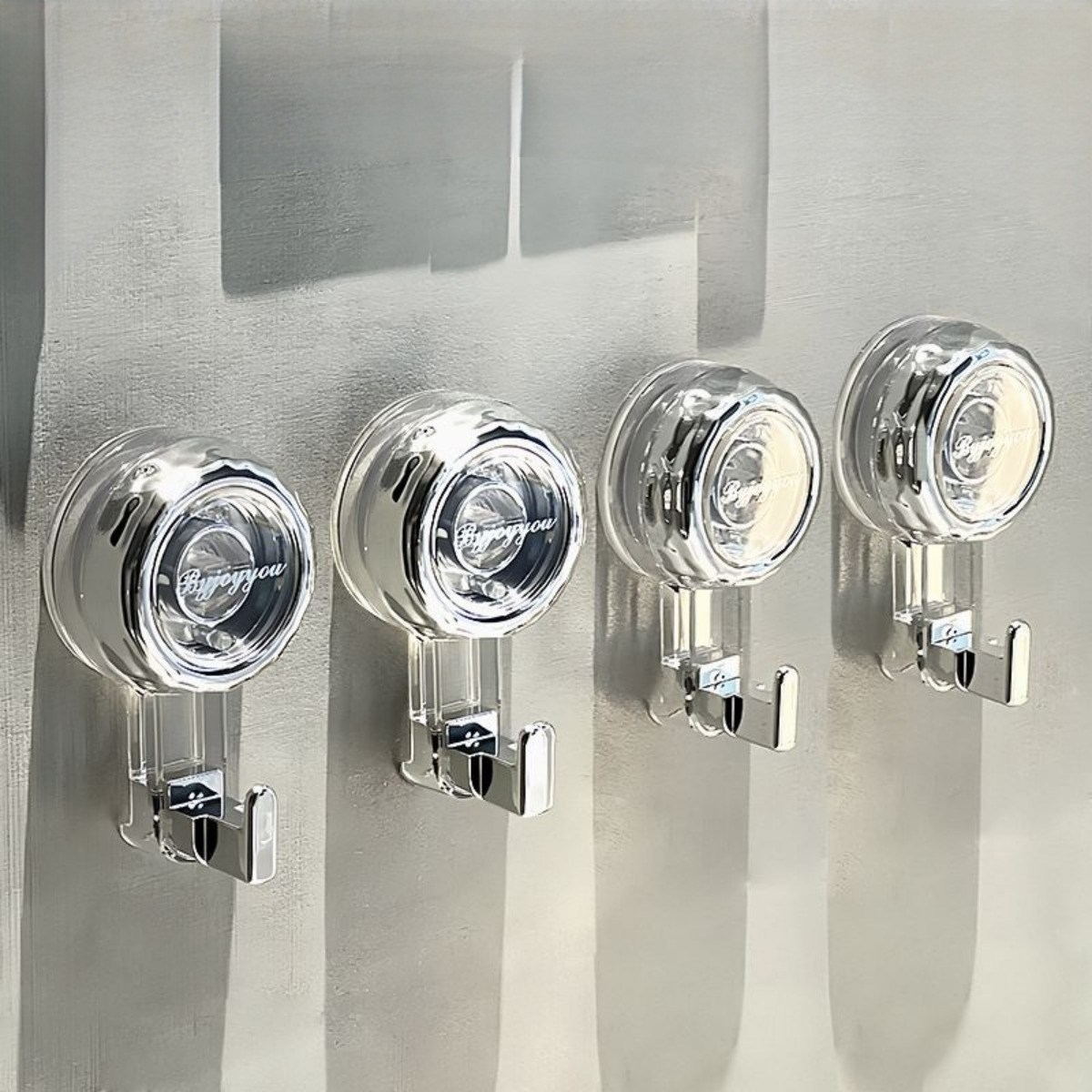 에이제이케이 무타공 걸이 다용도 초강력 최신 흡착식 걸이형 후크, 4개, 투명 화이트 13,900원