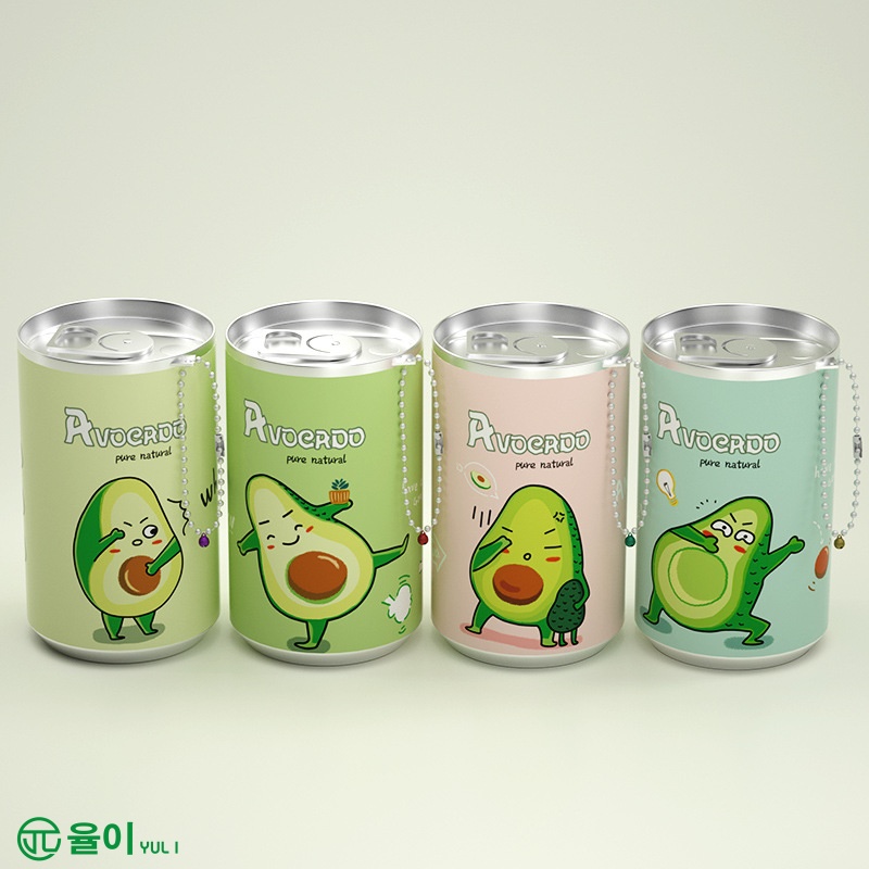 휴대용 캔 물티슈 야외 청소용 일회용 물티슈 만화 체인 귀여운 작은 종 30 매*4, 4개, 30개입, 90g 8,900원