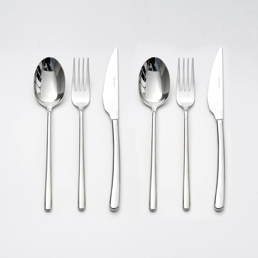 이스트마크 커트러리 스테이크 3종 세트, 단일 색상, 디너스푼 2p + 디너포크 2p + 스테이크나이프 2p, 1세트 21,230원