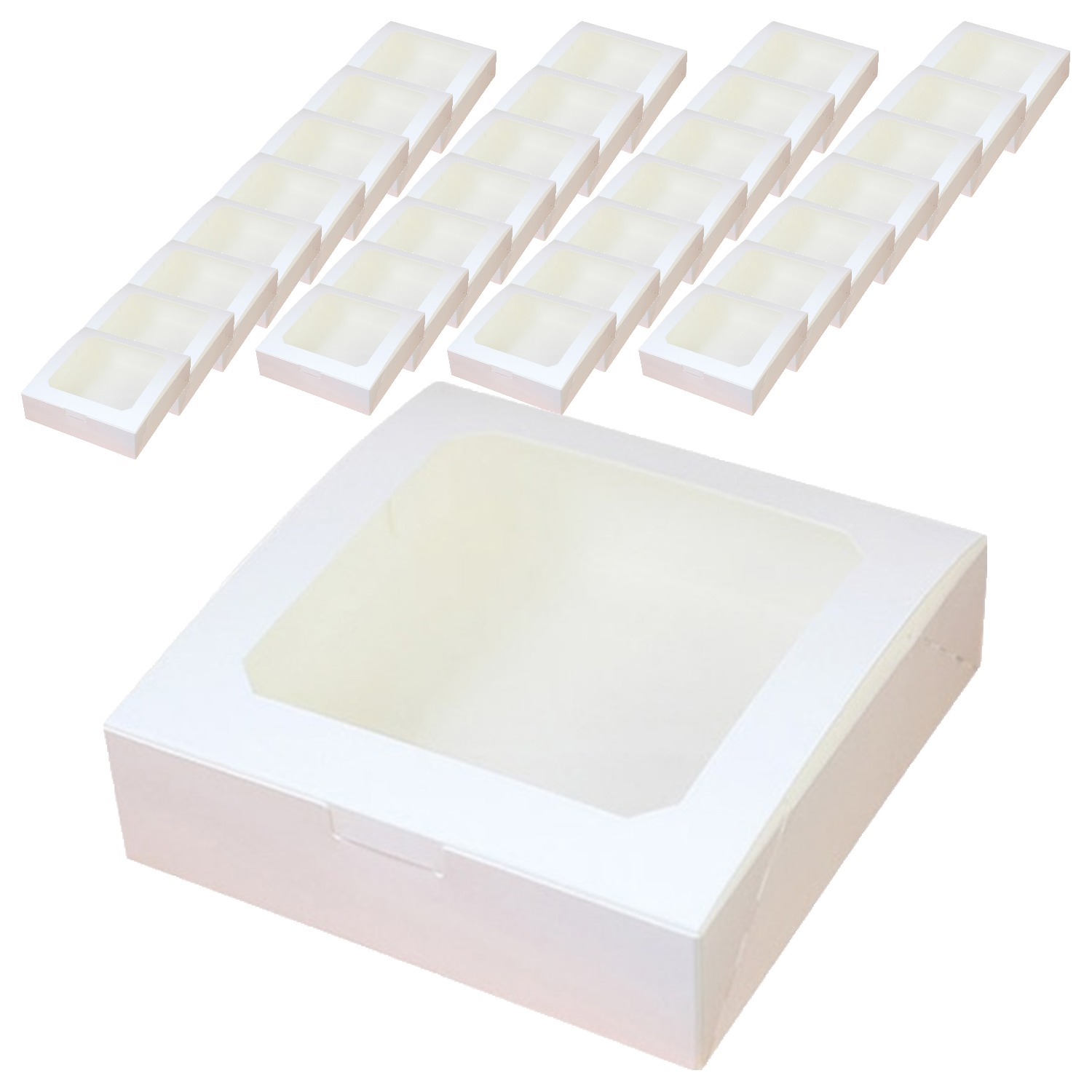 투명창 상자 정사각 원터치 18cm 25,200원