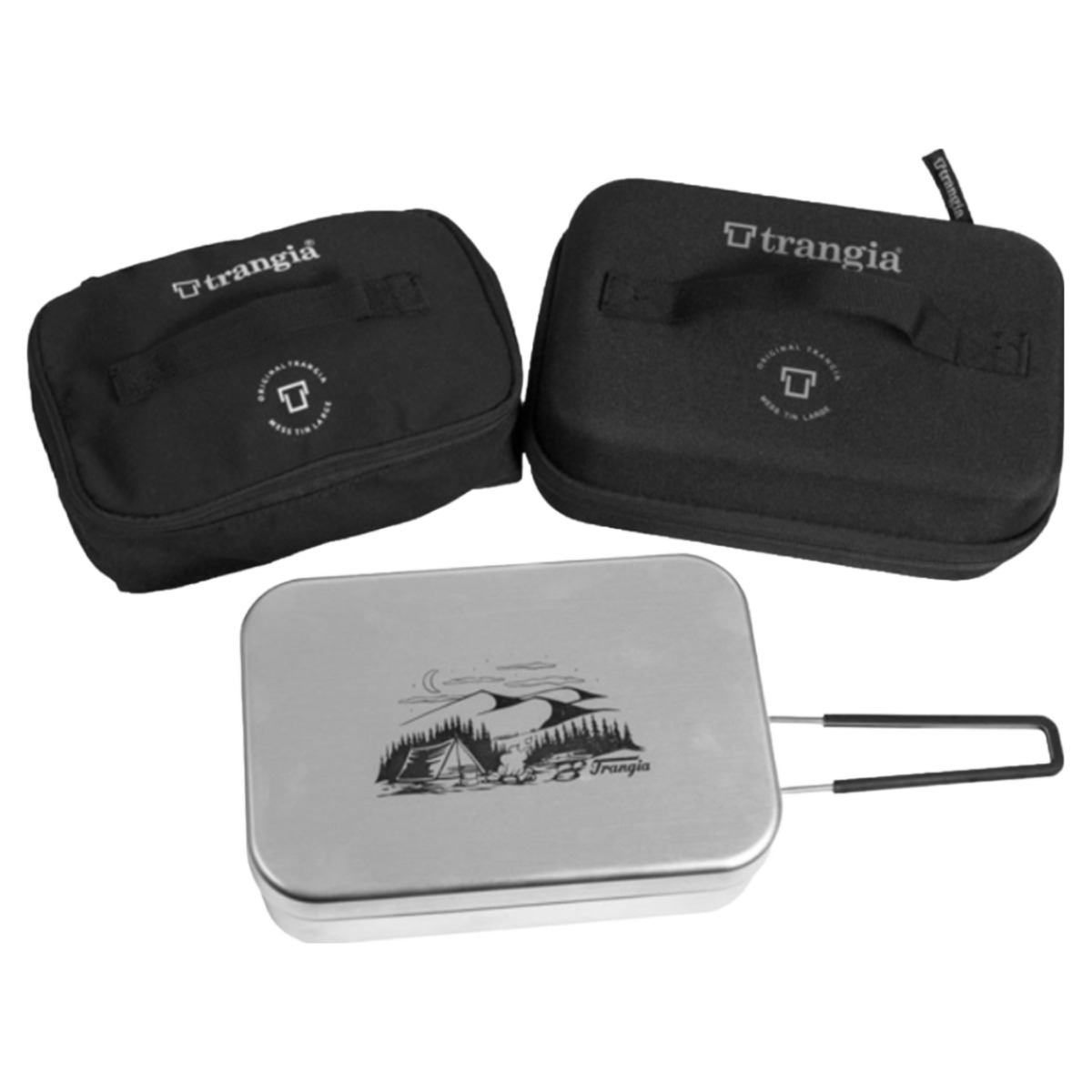 트란지아 사각 반합 100주년 에디션 L, 실버+블랙, 1개 66,000원