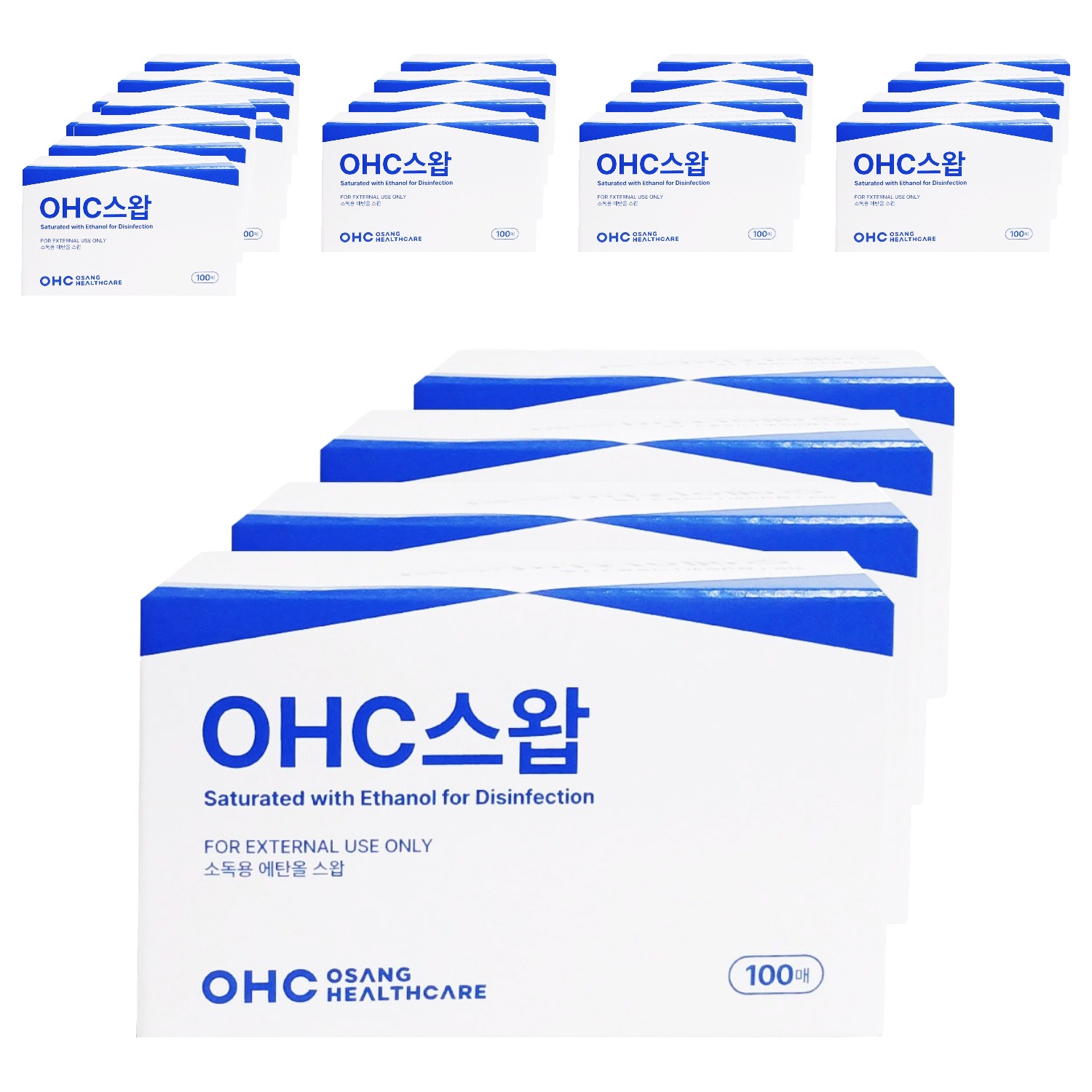 에이치엘비 OHC 스왑 알콜솜, 100매입, 24개 40,140원