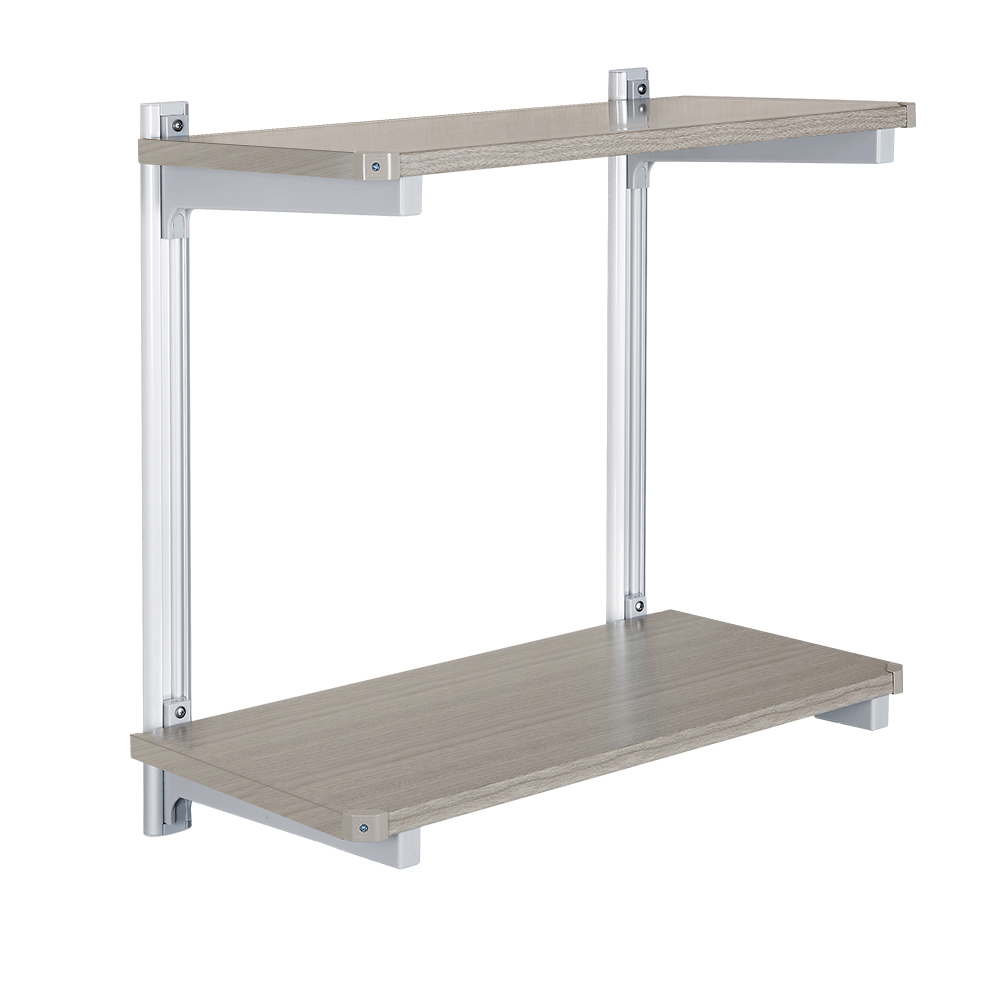 웰렉스 벽선반 알루목 선반 (2단) 폭 40cm, 단일색상, 2단 94,990원