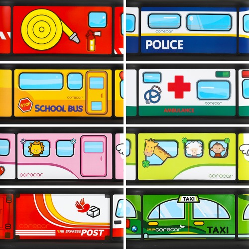 [코레카] A/S 스티커 돌아기 걸음마 유아 어린이 무소음 자동차 장난감 (스티커 단독), 1개 5,000원