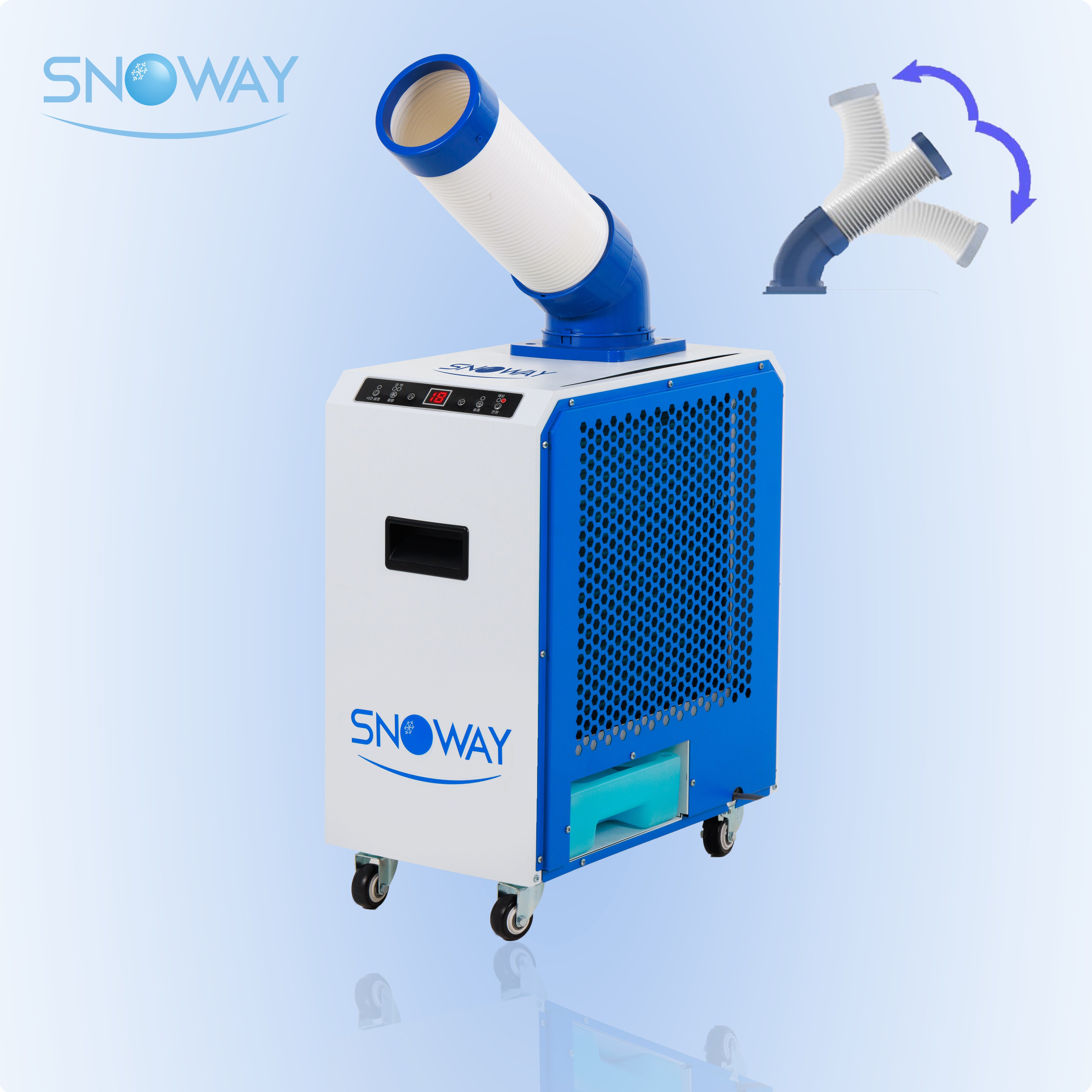 스노웨이 가정용 캠핑용 에어컨 이동식 소형 중형 원룸 미니에어컨 아이방 작은방 소형에어컨 실외기없는에어컨 458,000원