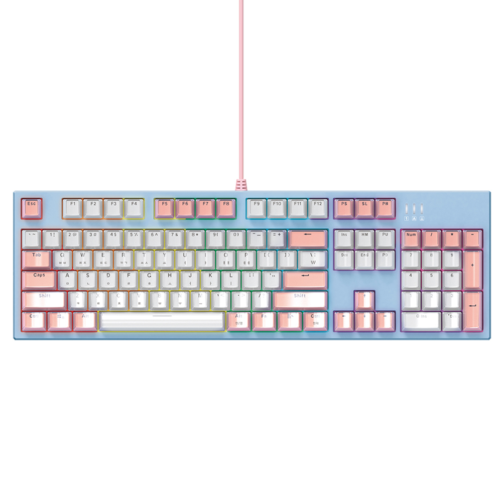 앱코 아이스큐브 카일광축 LED 가스켓 게이밍 기계식 유선 일반형 키보드 70,000원