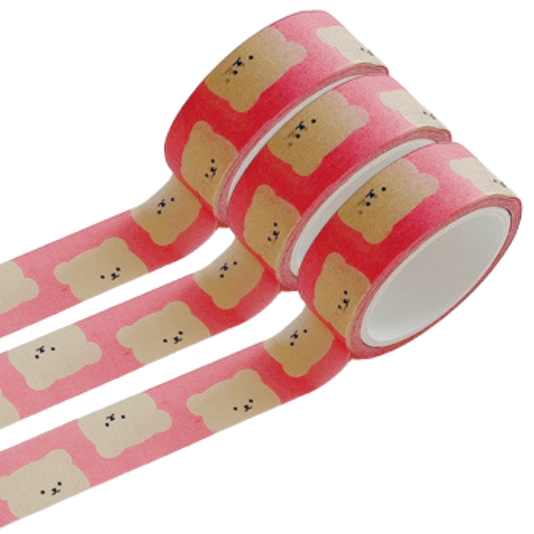 2종 곰돌이 5M 마스킹 테이프 6,900원