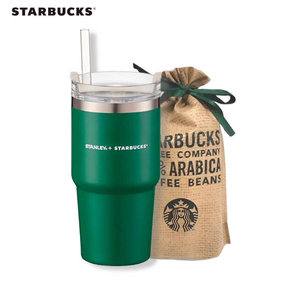 스타벅스 SS 스탠리 그린 켄처 텀블러 591ml (프리미엄 기프트 더스트백, 쇼핑백) 41,800원