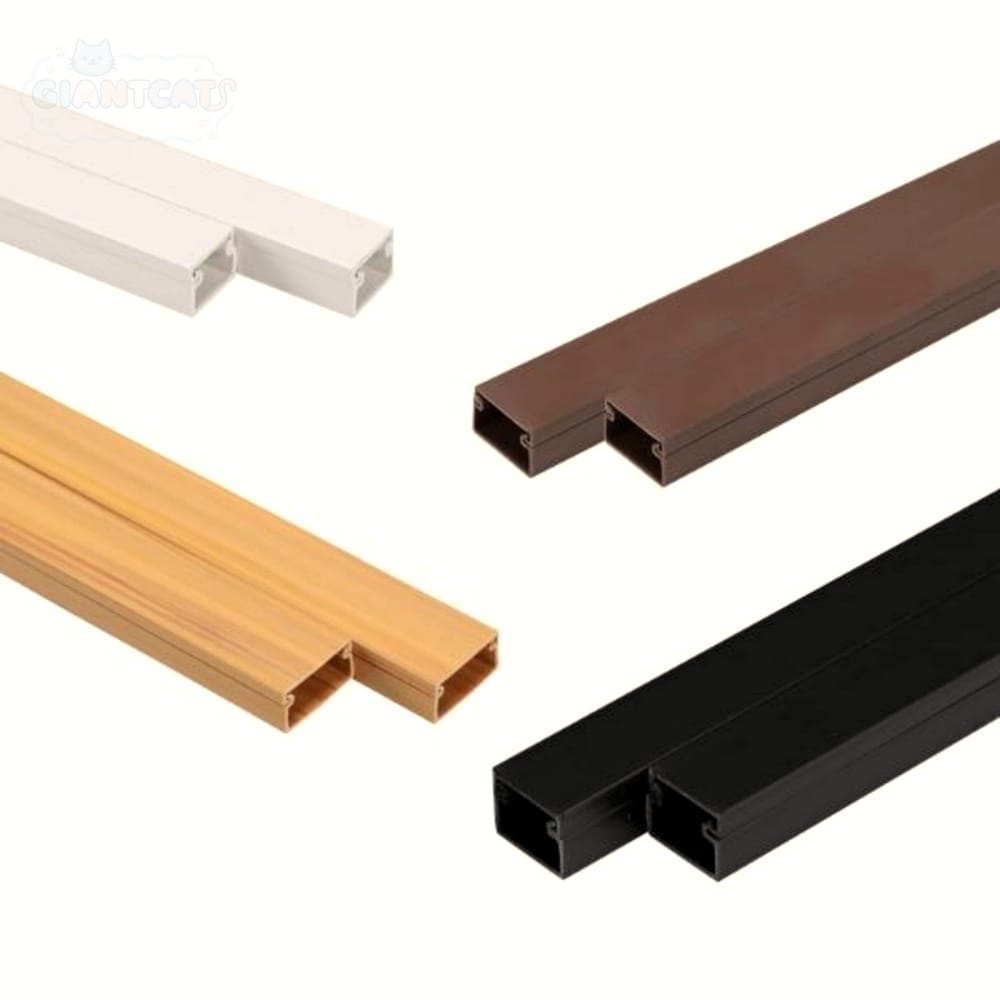 전선 몰딩 케이블 배선 정리 사각 PVC 덕트 커버 보호 2개입 자이언트캣 1,700원