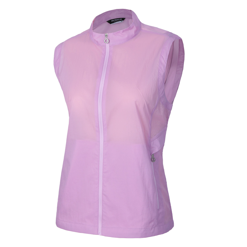 [김영주스포츠] 여성 초경량 바람막이 조끼_생활발수 지퍼 윈드코어 23,980원
