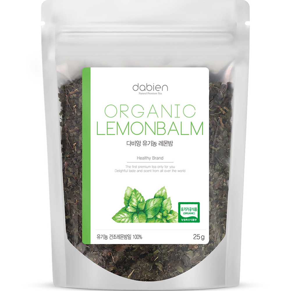 다비앙 유기농 레몬밤, 25g, 1개, 1개입, 현재가 9,500원
