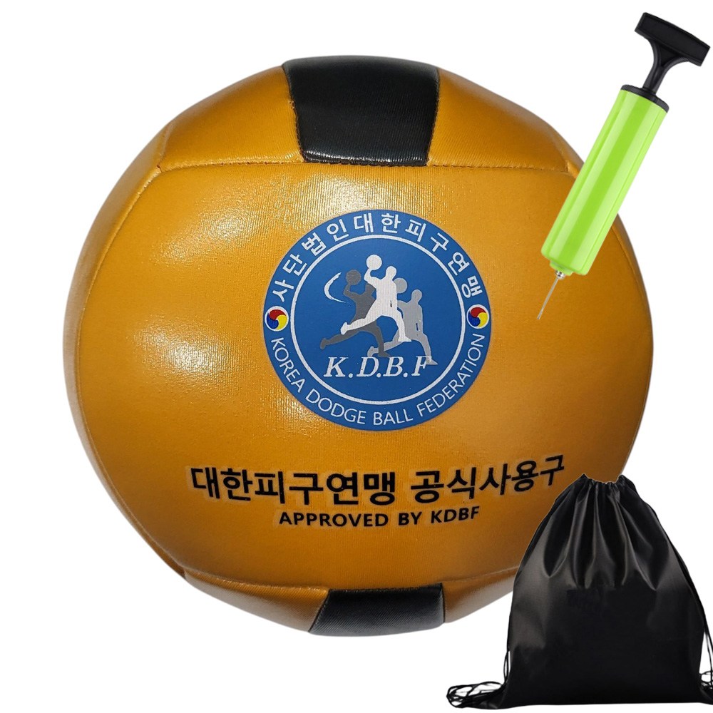 피안 PIAN 피구공 학교 공인피구공 대한피구협회공인구 투센 볼펌프 파우치, 1세트, 중고등용/성인용 33,900원