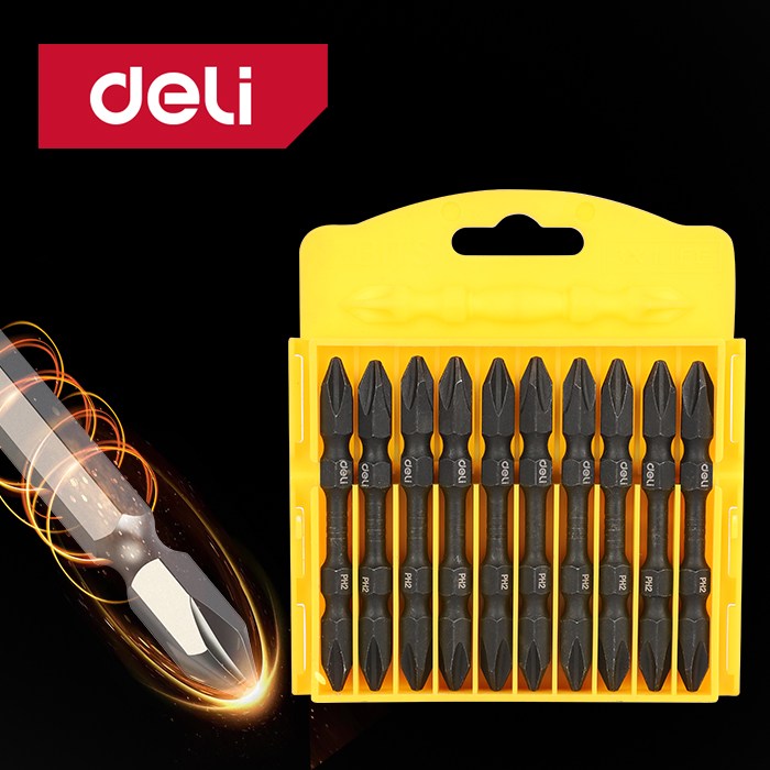 델리툴즈 드라이버 블랙 토션 비트 전동 임팩 자석 양날, 1개 11,800원