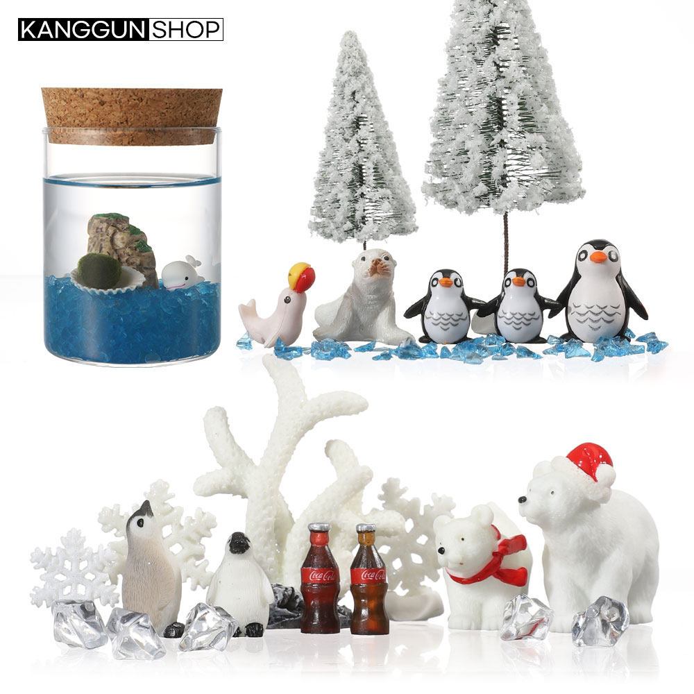 미니어처 테라리움 장식 피규어 세트 마리모 어항 밥 블록 블록 1,550원