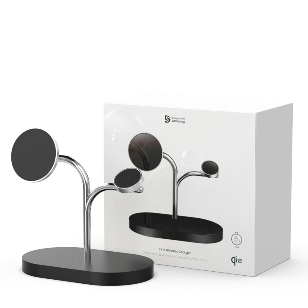 삼성 정품 3in1 무선 충전 스테이션 Qi2.0 MPP 맥세이프 고속 무선 충전 거치대 트리오 89,900원