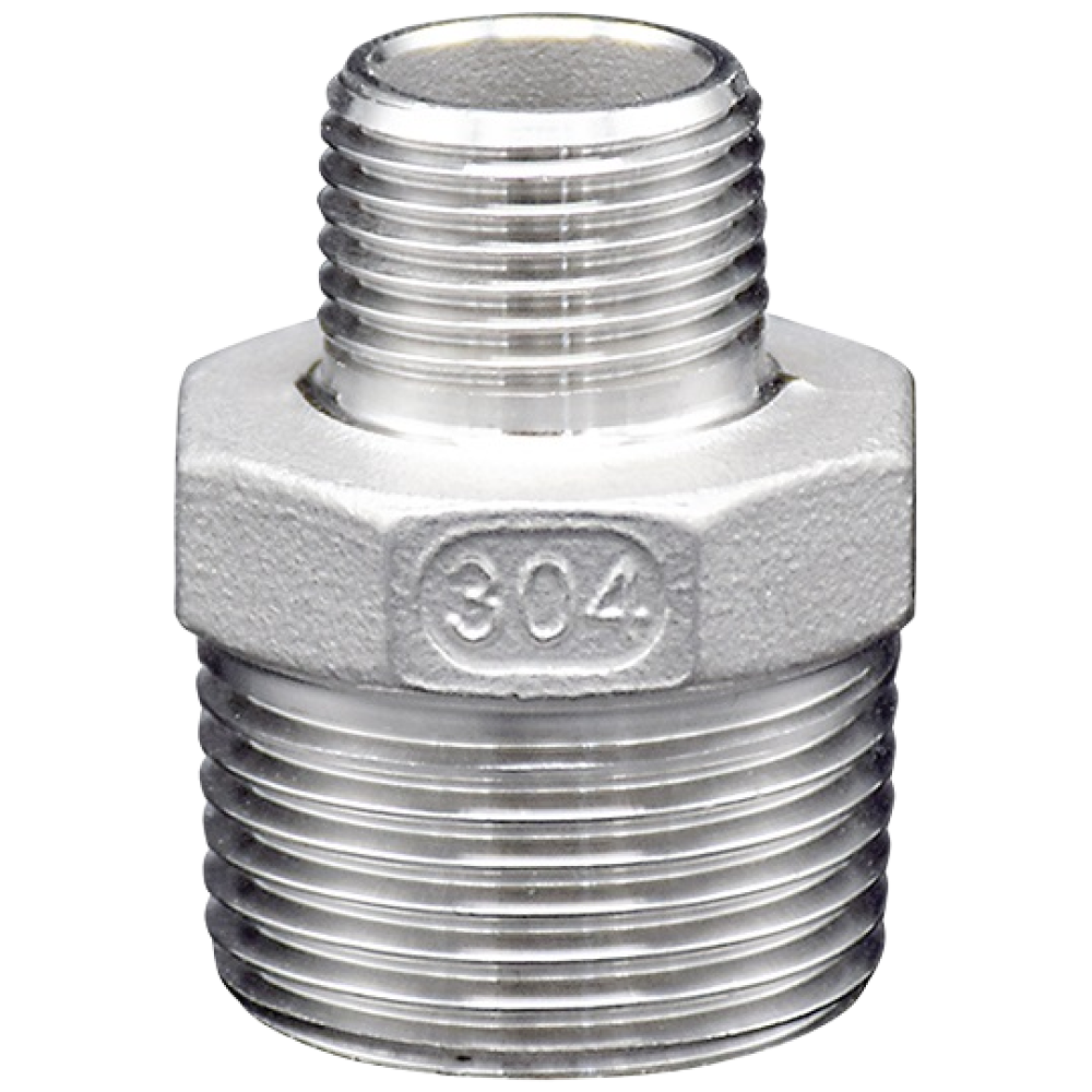 스텐 나사 레듀싱 헥사 니플,이경 주물 육각닛블,이경 육각니플,리듀싱,배관자재,수도배관 부속,설비부품,SUS304, 1개 33,300원