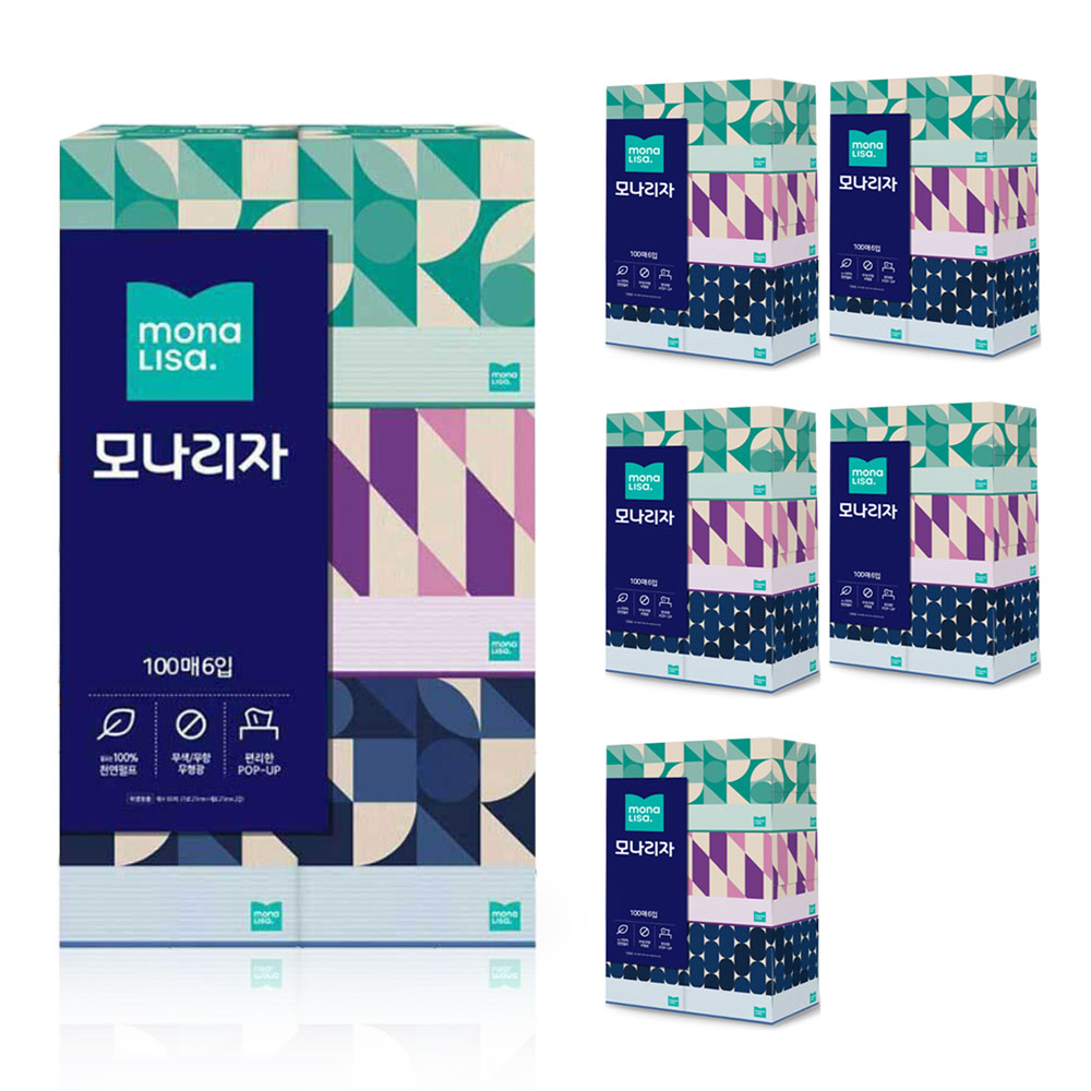 모나리자 미용각티슈 100매 36개 1박스 38,000원