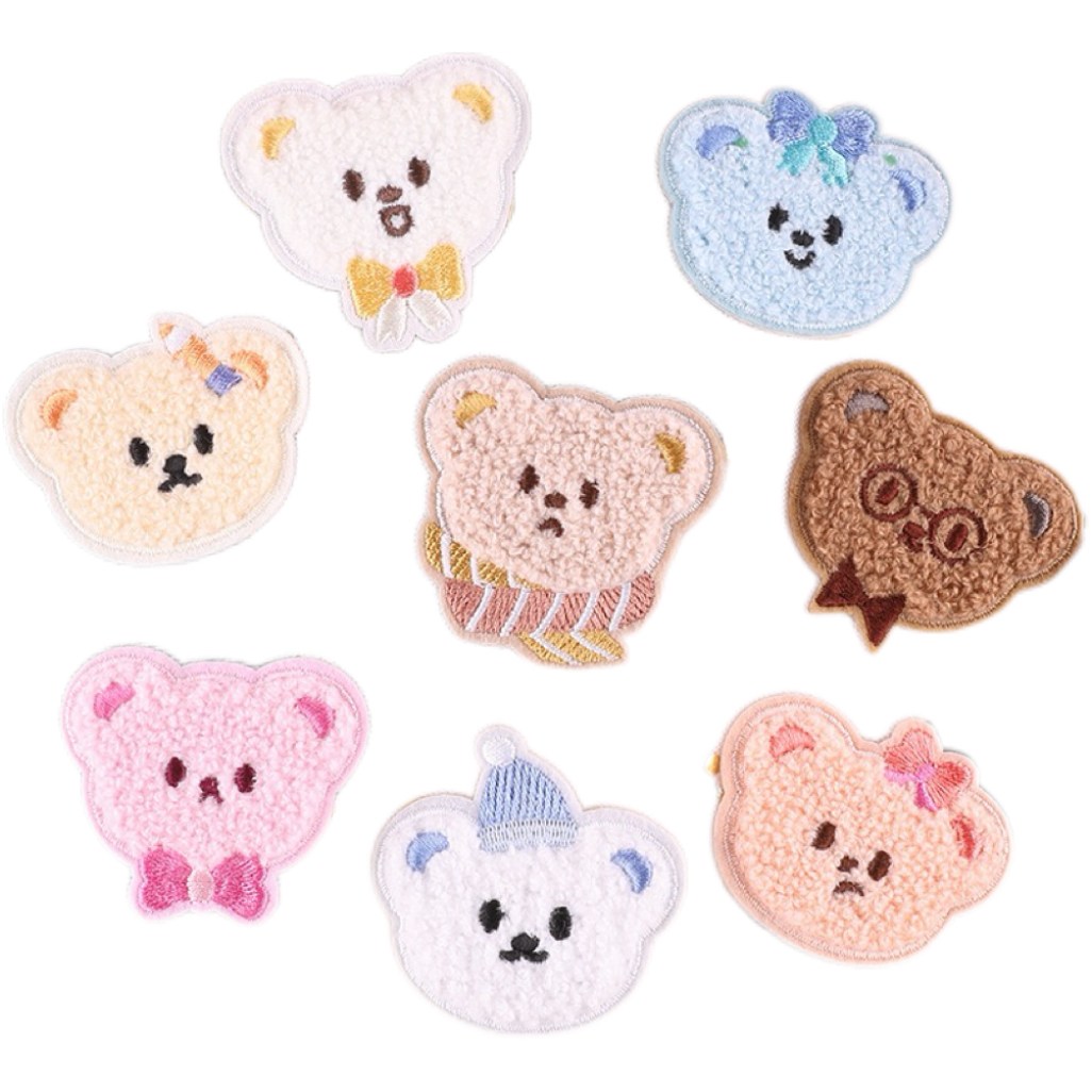 별라 열접착식 와펜 자수 패치 과일 동물원 세트 10,800원