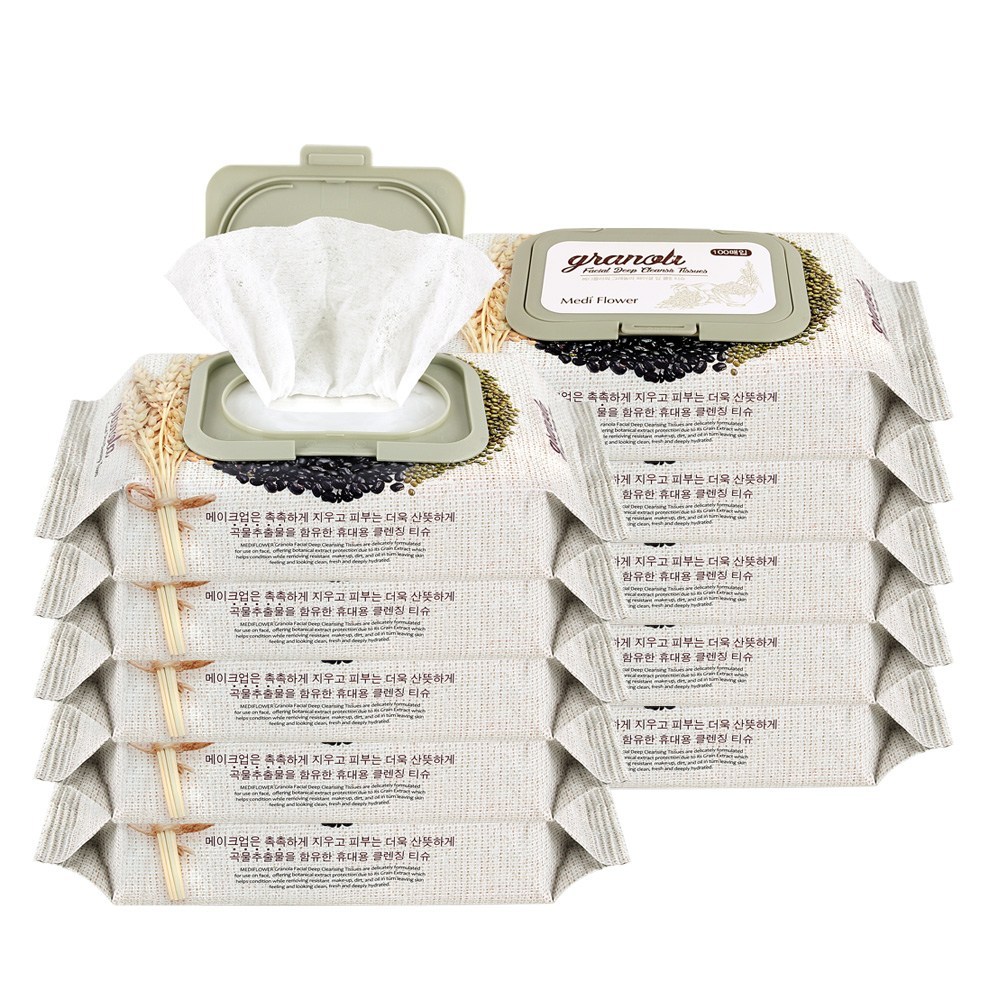 메디플라워 그래놀라 딥 클렌징 티슈, 10개, 100매입 28,900원