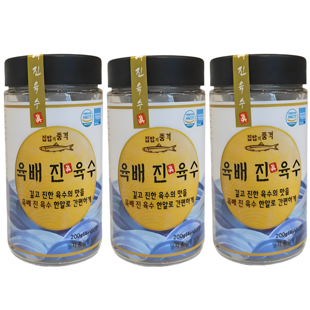 코인육수 한알 만능 시크릿 간편 동전 고체 육수 200g 3개, 현재가 31,510원