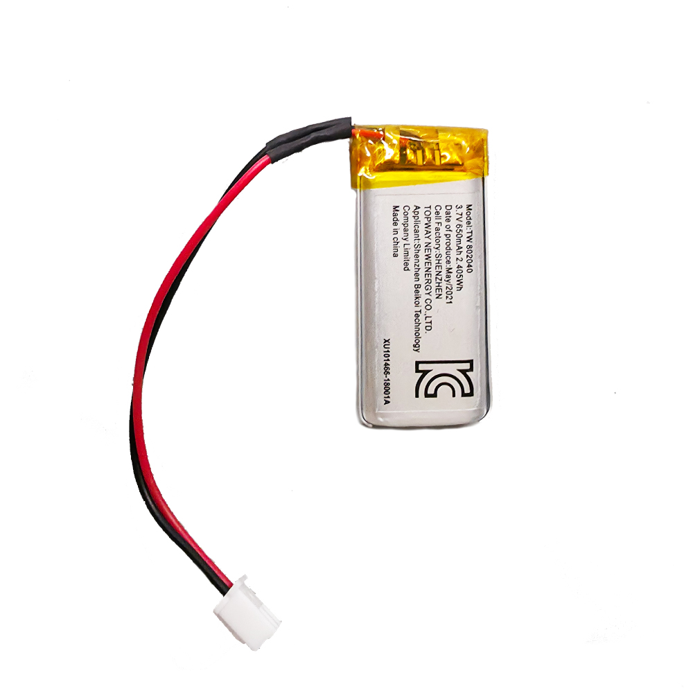 리튬폴리머 배터리 3.7V 650mA (2.54mm 커넥터형), 1개 3,500원