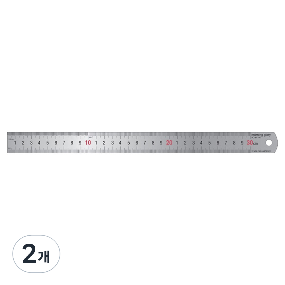 모닝글로리 스테인레스 자 30cm 4,150원