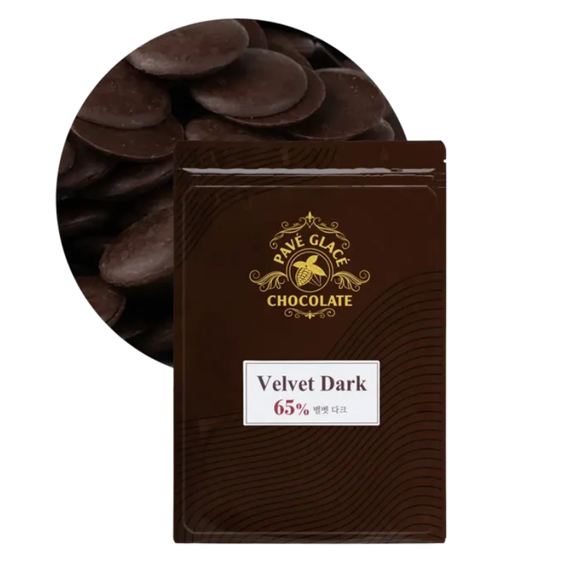 파베글라스 벨벳 다크 65% 커버춰 리얼 초콜릿, 400g, 1개 13,800원