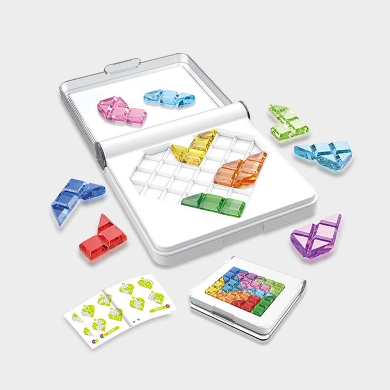 나비북스 크리스탈 하트 퍼즐 장난감 테트리스 칠교놀이, 1개 22,500원