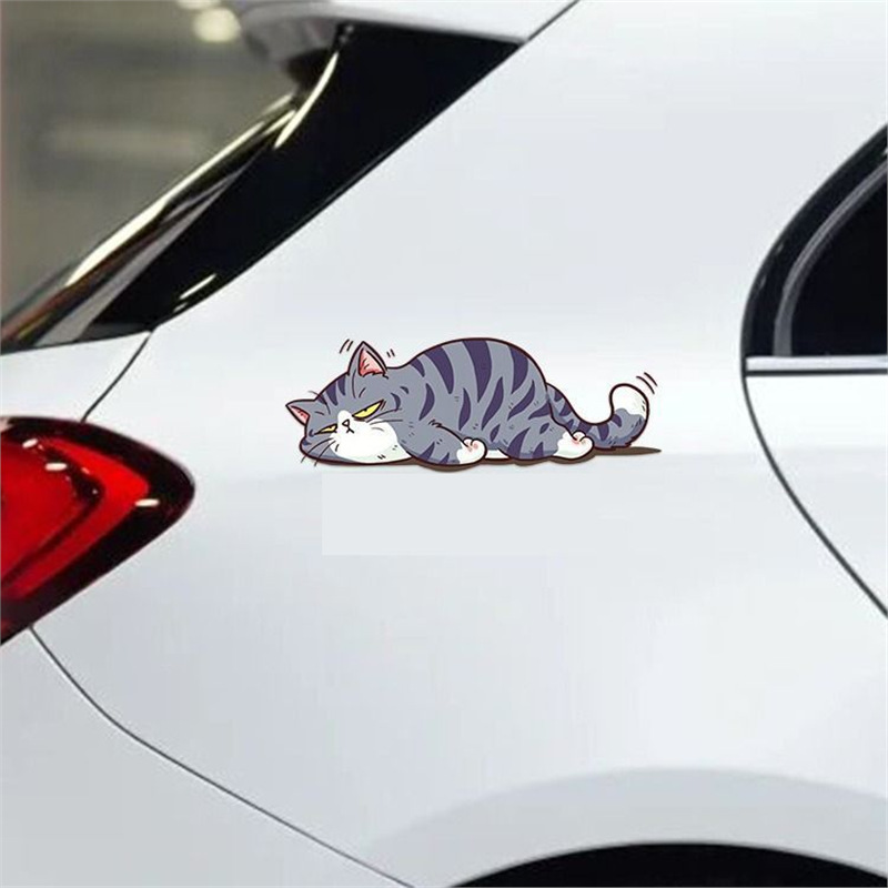 Equator 차량용 방수 고양이 스크래치 흠집 커버 스티커, 1개, 졸린 낮잠 냥이 8,800원