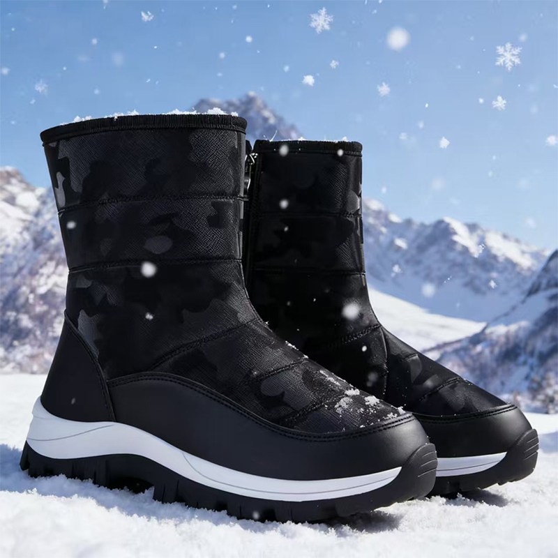 KUKEE 여성 가벼운 미끄럼방지 방한화 트레킹화 등산화 겨울 털 신발 작업화 아웃도어용 방한 화 YF-233 24,600원